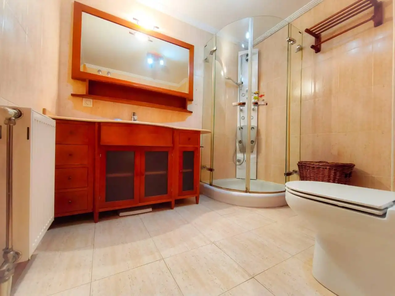 Bathroom of Flat for sale in Burgos  with Heating, Parquet flooring and Terrace