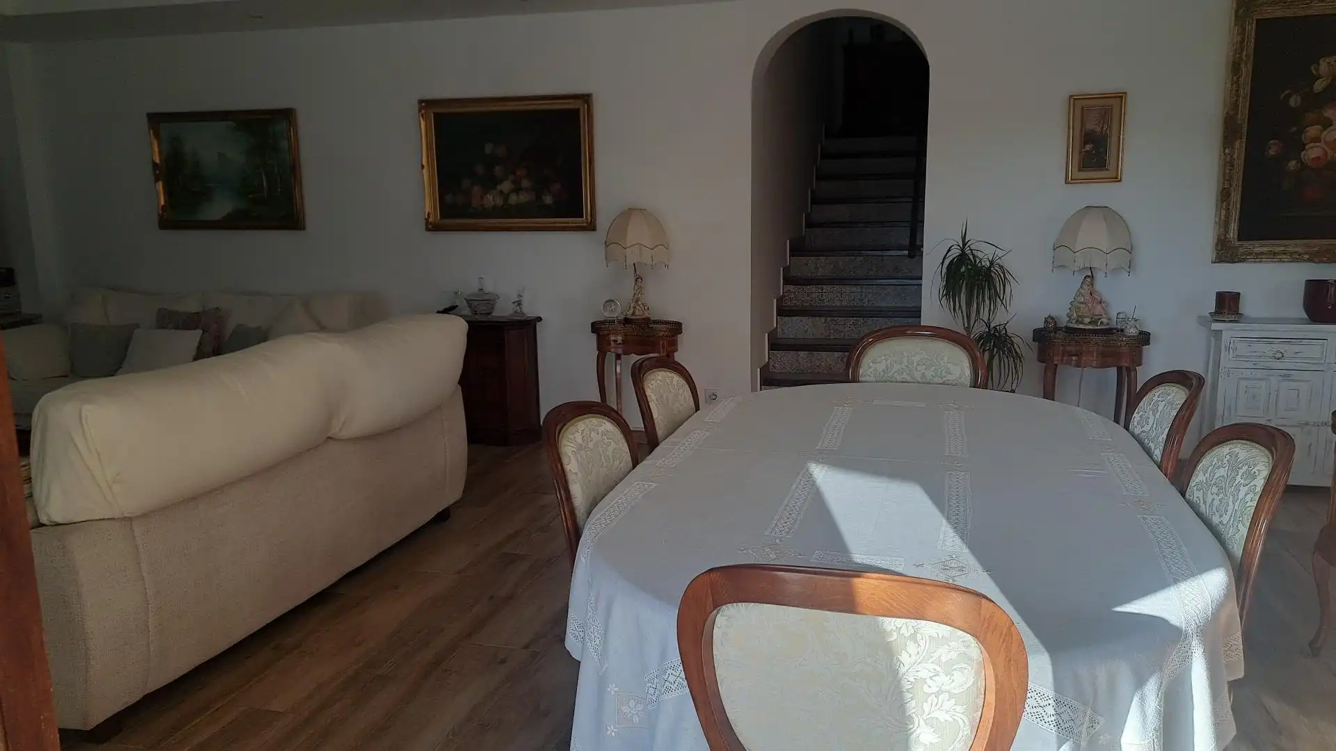 Menjador de Casa o xalet en venda en Lloret de Mar amb Jardí privat, Terrassa i Traster