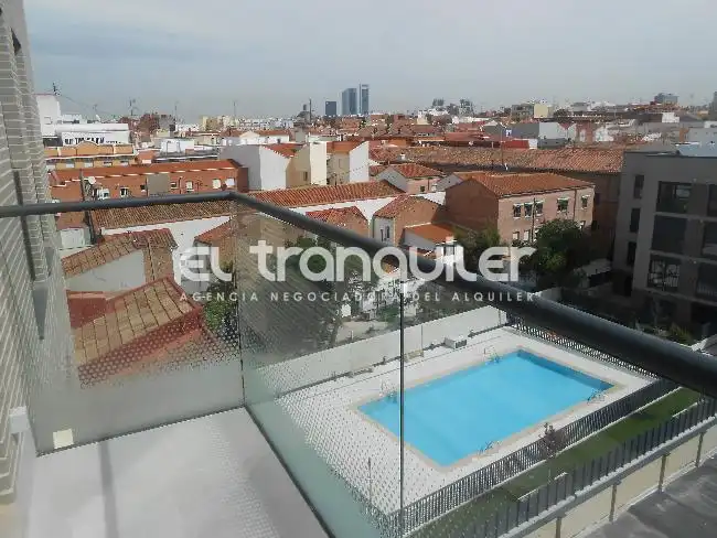 Terrassa de Pis de lloguer en Madrid amb Aire condicionat, Terrassa i Piscina