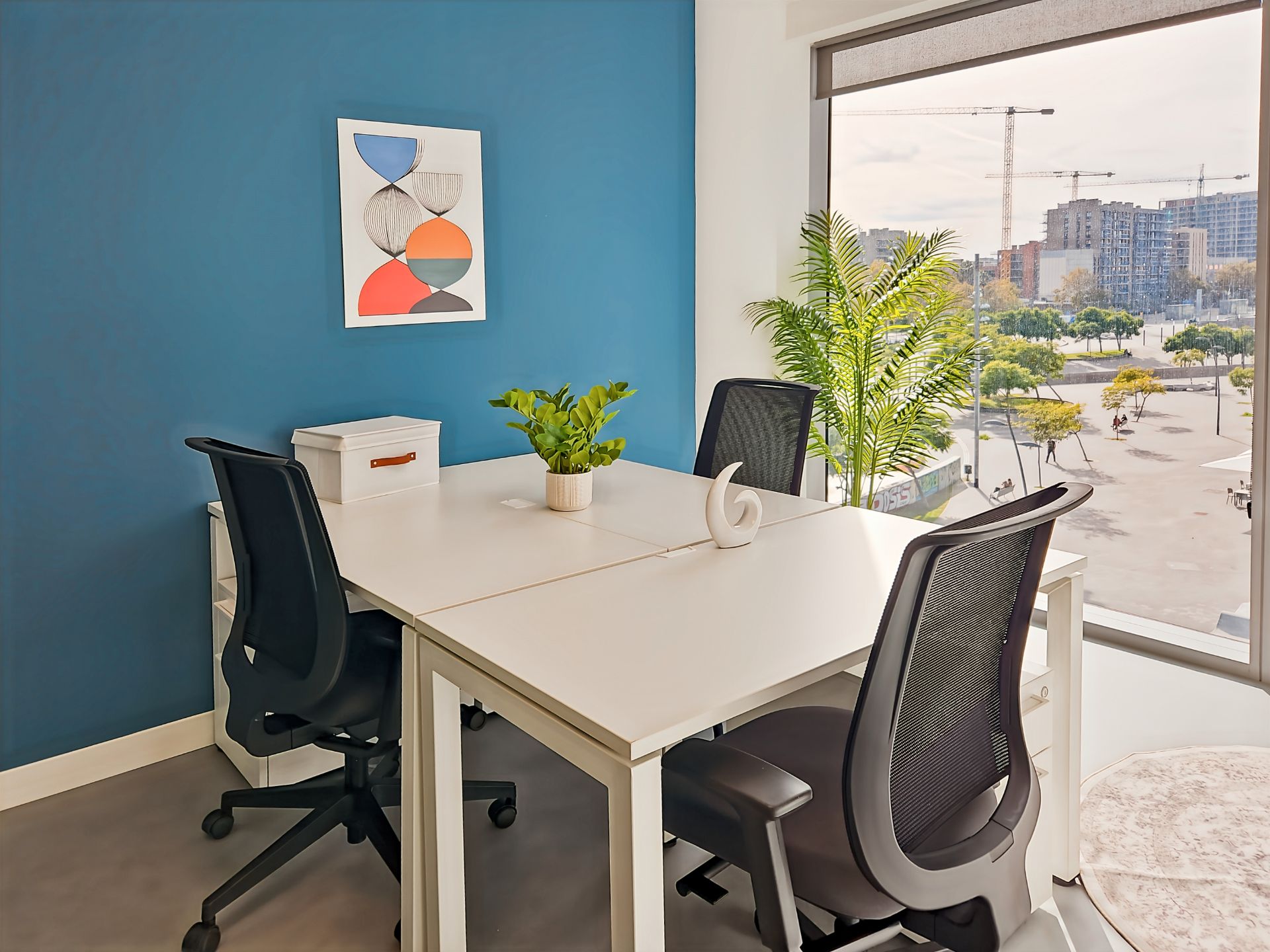 Oficina de lloguer en  Barcelona Capital amb Aire condicionat, Calefacció i Moblat