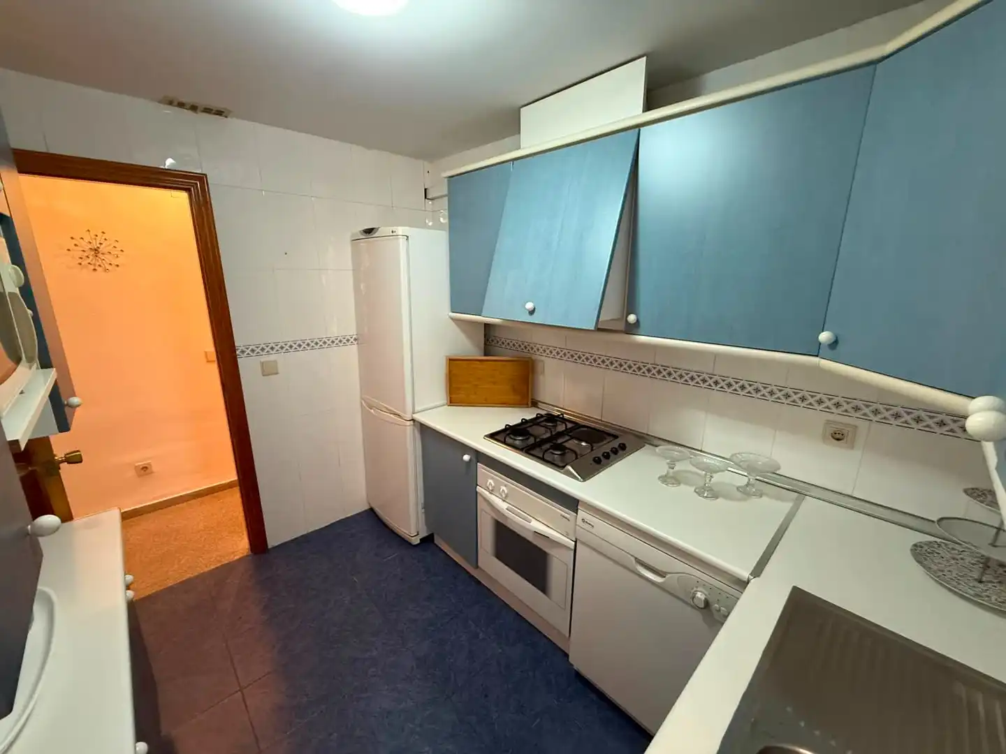 Kitchen of Flat for rent in El Campello  with Air Conditioner, Heating and Terrace