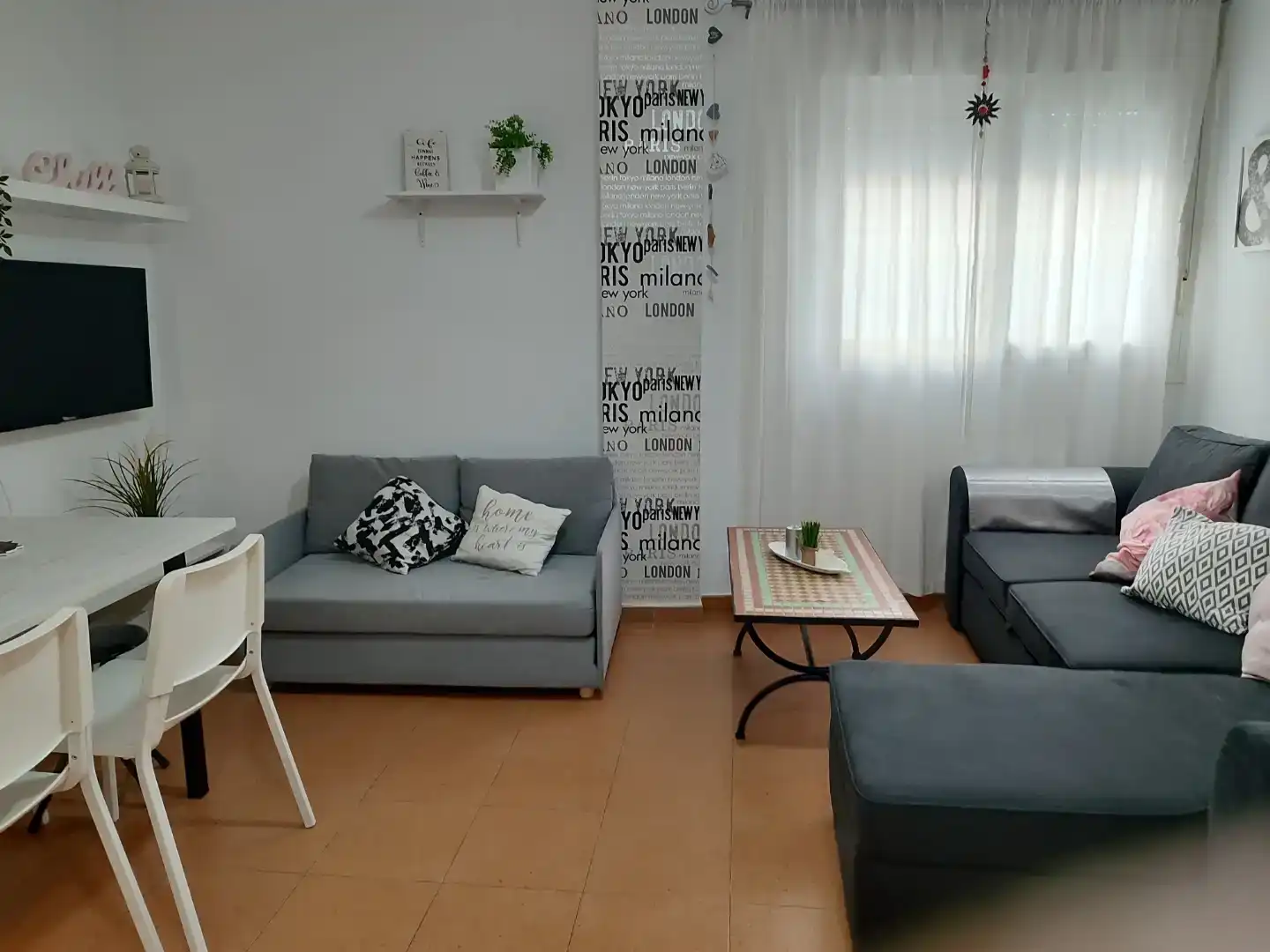 Sala de estar de Apartamento de alquiler en Conil de la Frontera