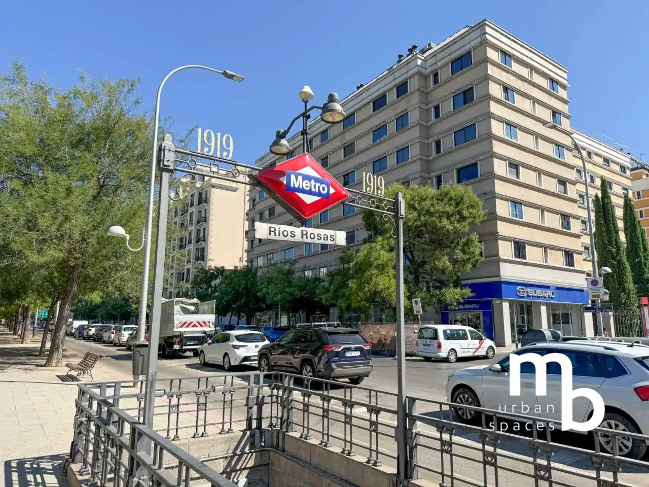 Außenansicht von Wohnung zur Miete in Madrid mit Klimaanlage und Möbliert