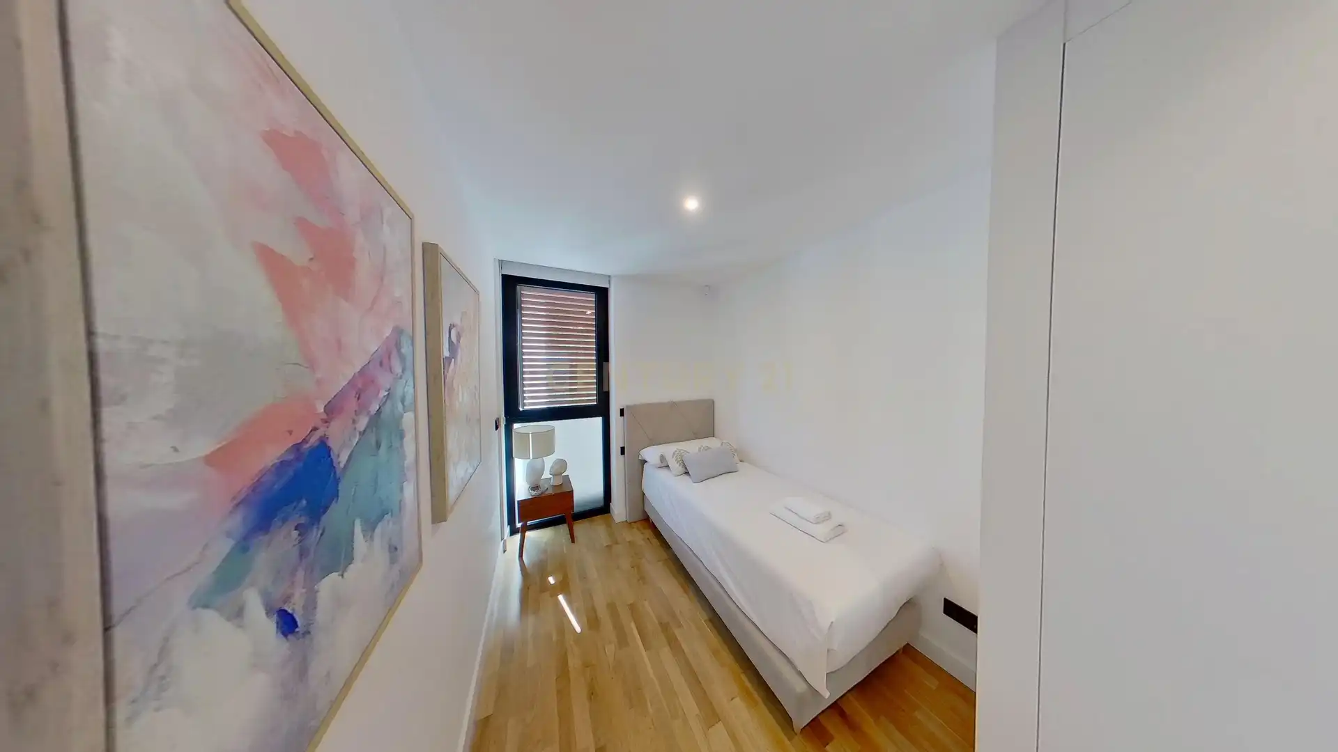 Habitación de Apartamento de alquiler en Málaga con Aire acondicionado, Lavadora y Microondas