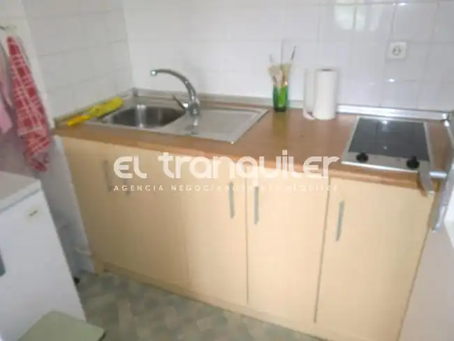 Kitchen of Flat for rent in Madrid  with Air Conditioner, Parquet flooring and Terrace