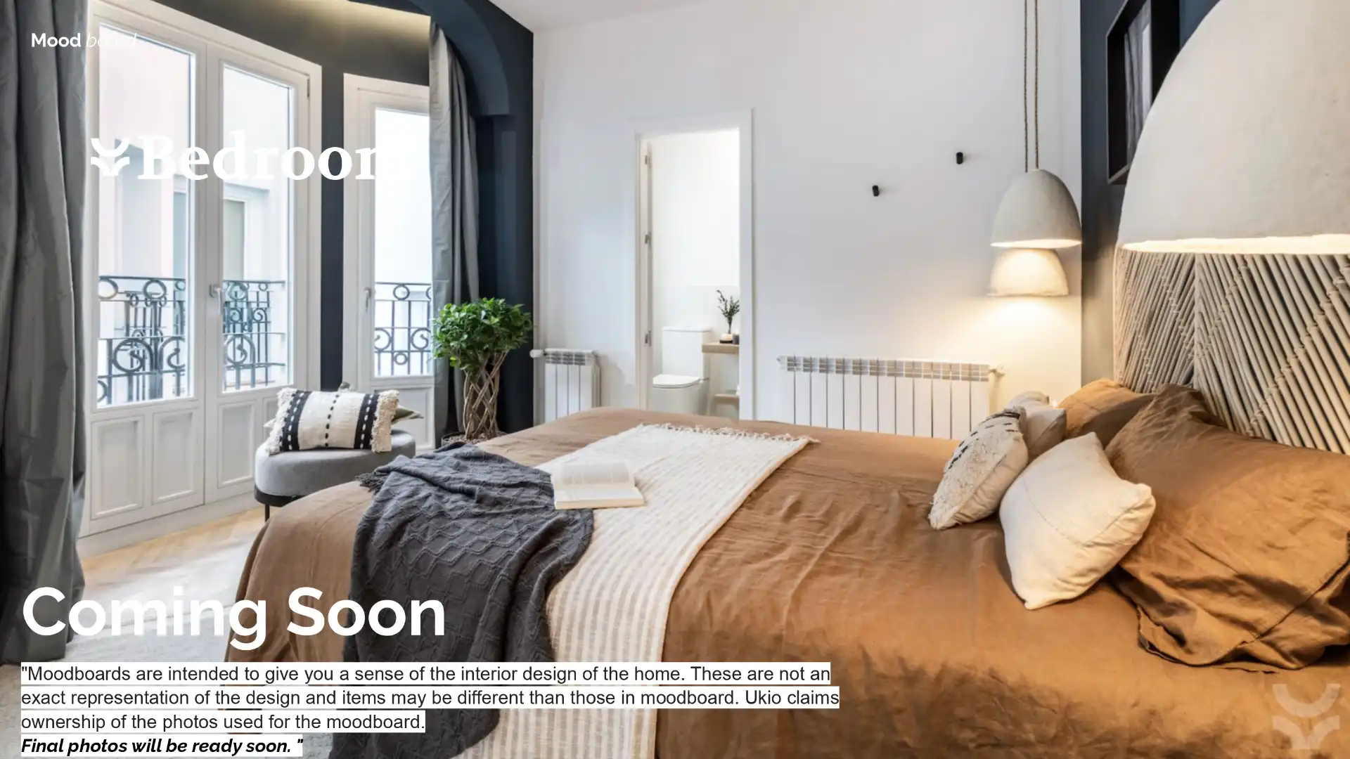 Dormitori de Apartament de lloguer en Barcelona amb Aire condicionat, Calefacció i Moblat
