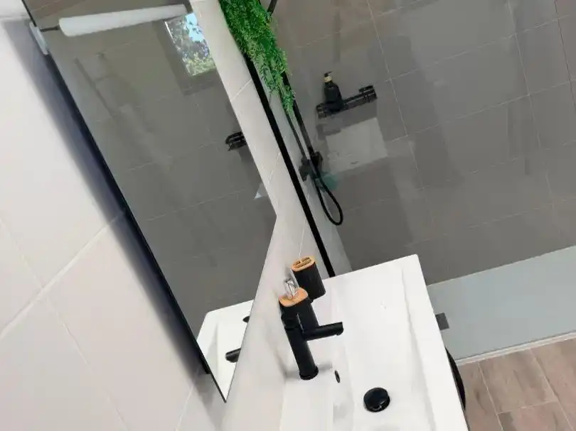 Badezimmer von Maisonette zum Verkauf in Mojácar mit Klimaanlage, Schwimmbad und Balkon