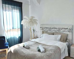 Bedroom of Flat to share in  Valencia Capital  with Air Conditioner and Terrace