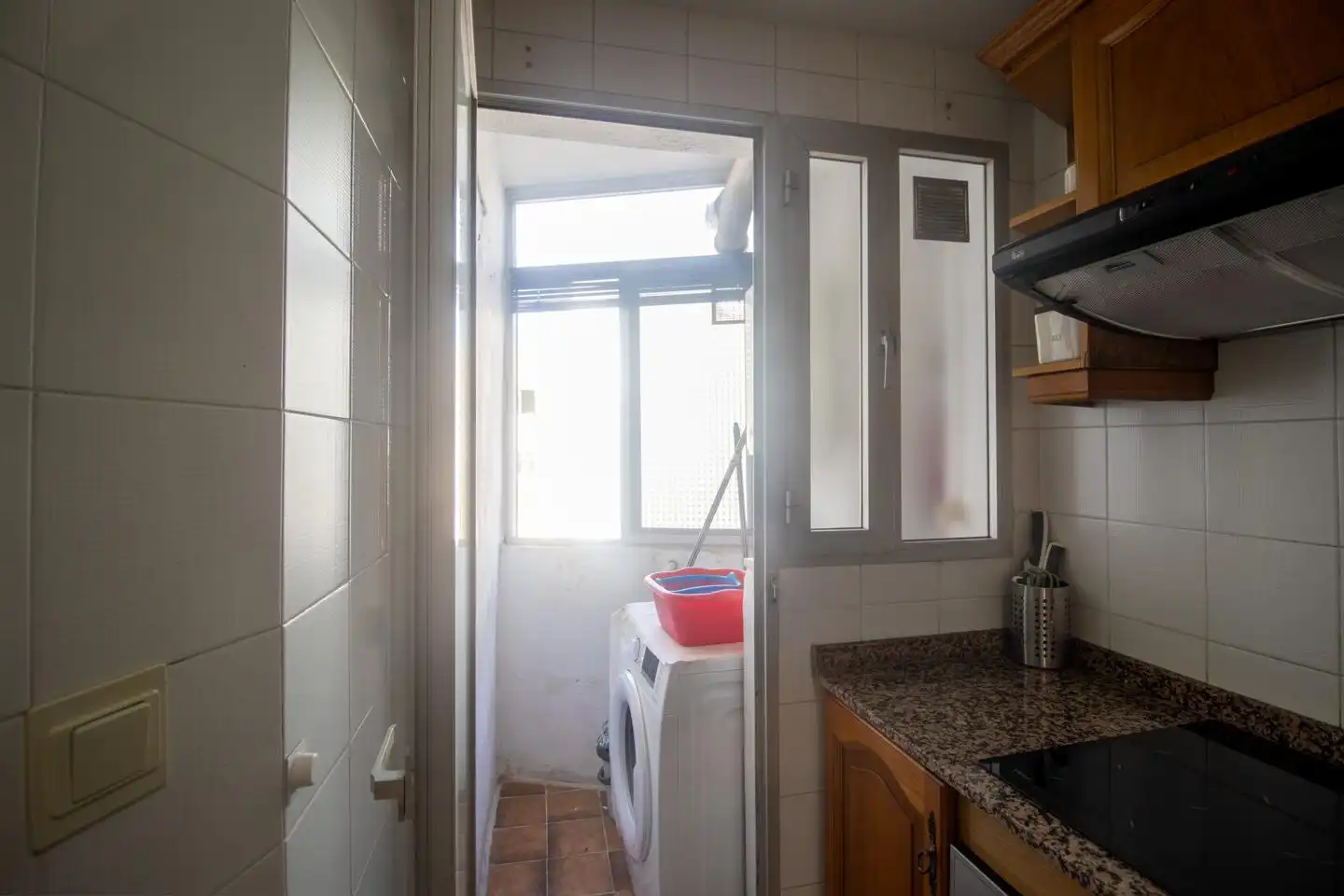 Kitchen of Flat for share in Valencia  with Air Conditioner and Furnished