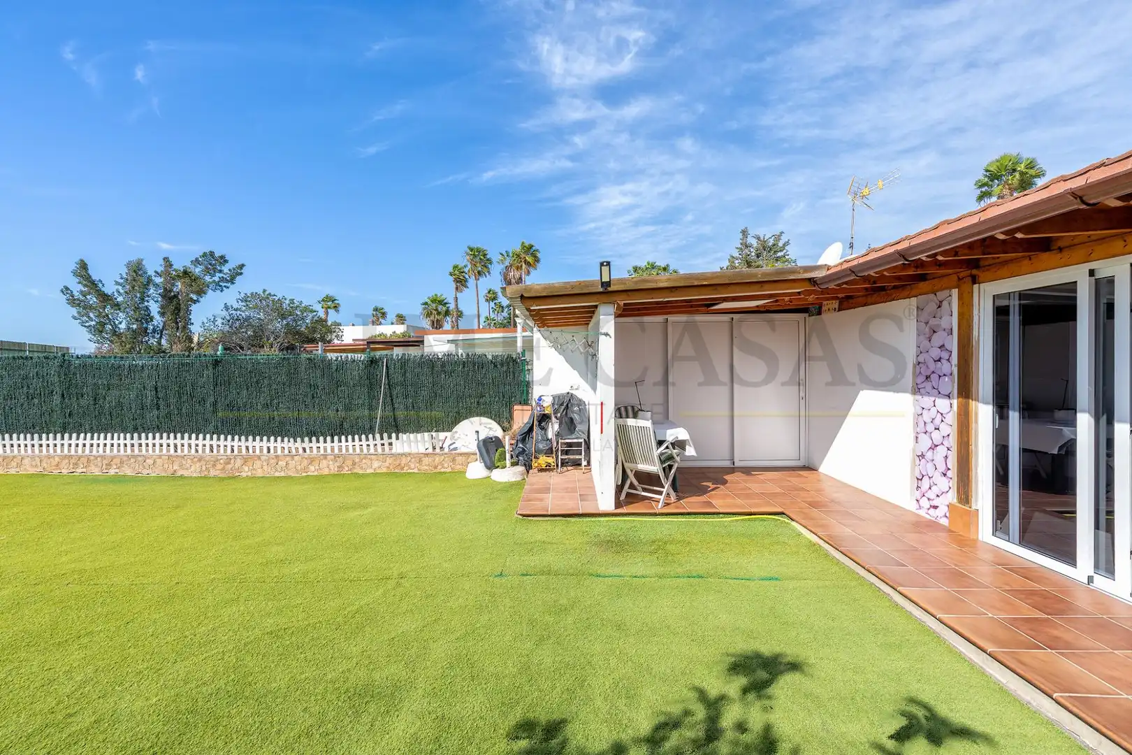 Terraza de Casa o chalet en venta en San Bartolomé de Tirajana con Aire acondicionado, Jardín privado y Terraza