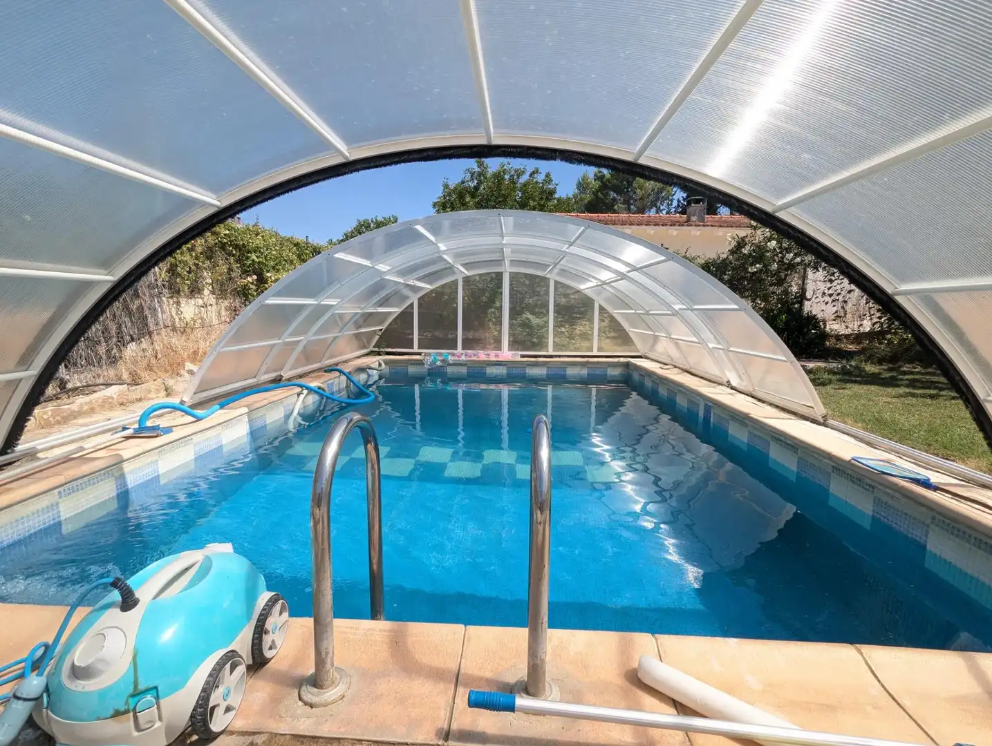 Piscina de Finca rústica en venta en Lerín con Jardín privado, Piscina y Amueblado