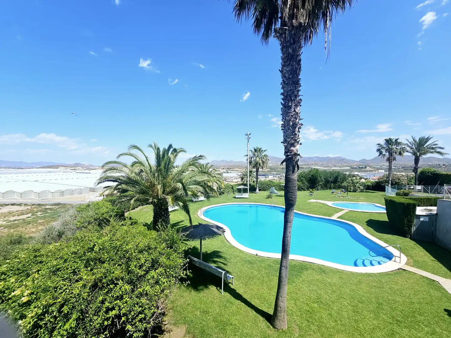Piscina de Apartamento en venta en Mazarrón con Aire acondicionado, Terraza y Amueblado
