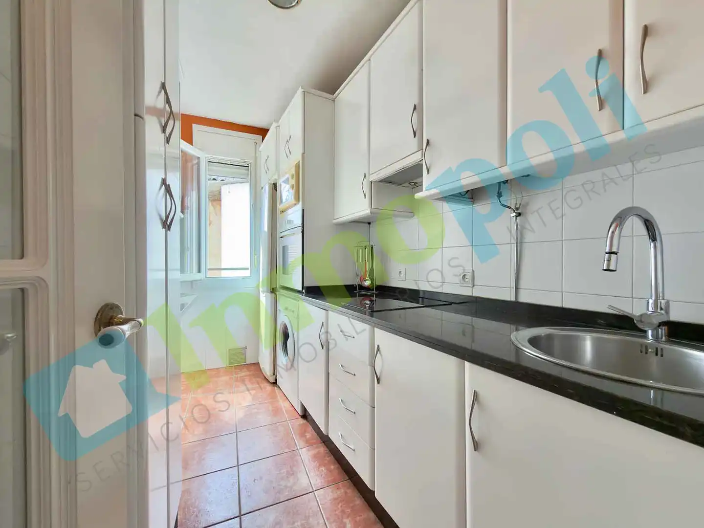 Kitchen of Flat for rent in Badajoz  with Air Conditioner, Heating and Furnished