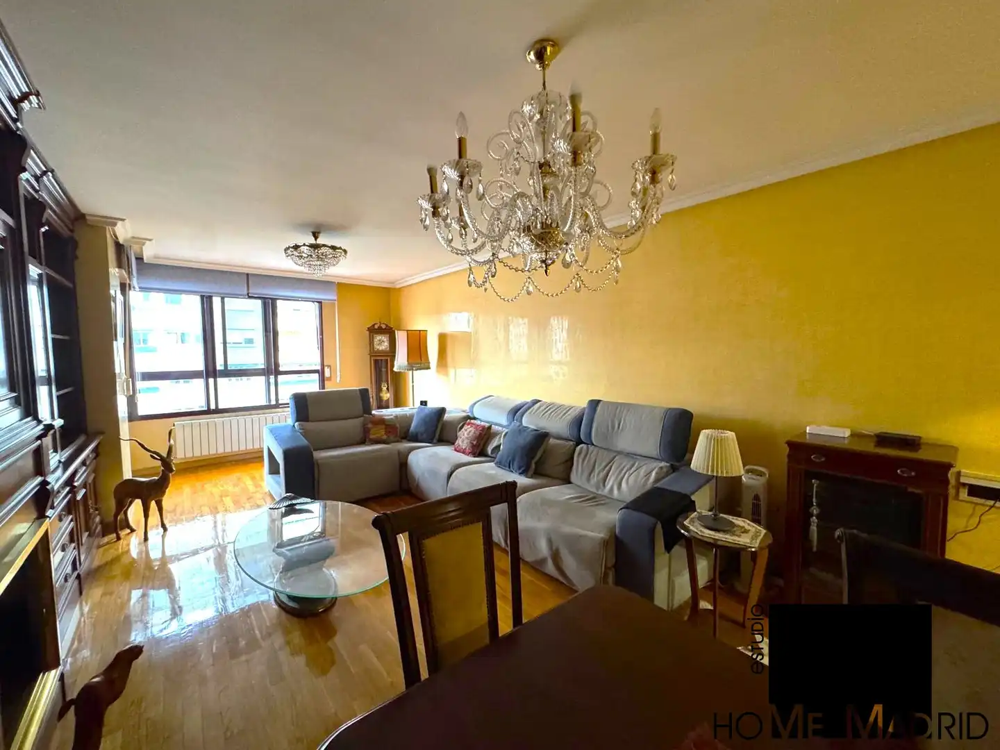 Living room of Flat for sale in Palencia  with Heating, Parquet flooring and Storage room