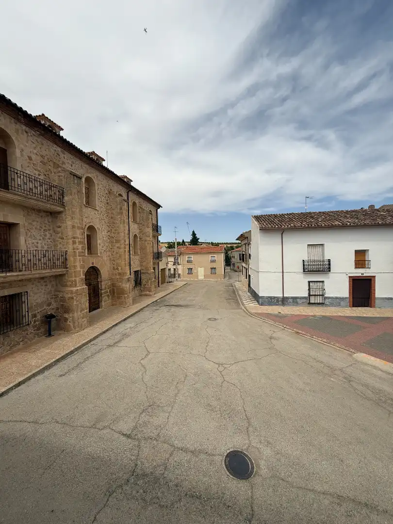 Exterior view of Houses for sale in Lezuza  with Private garden, Terrace and Furnished