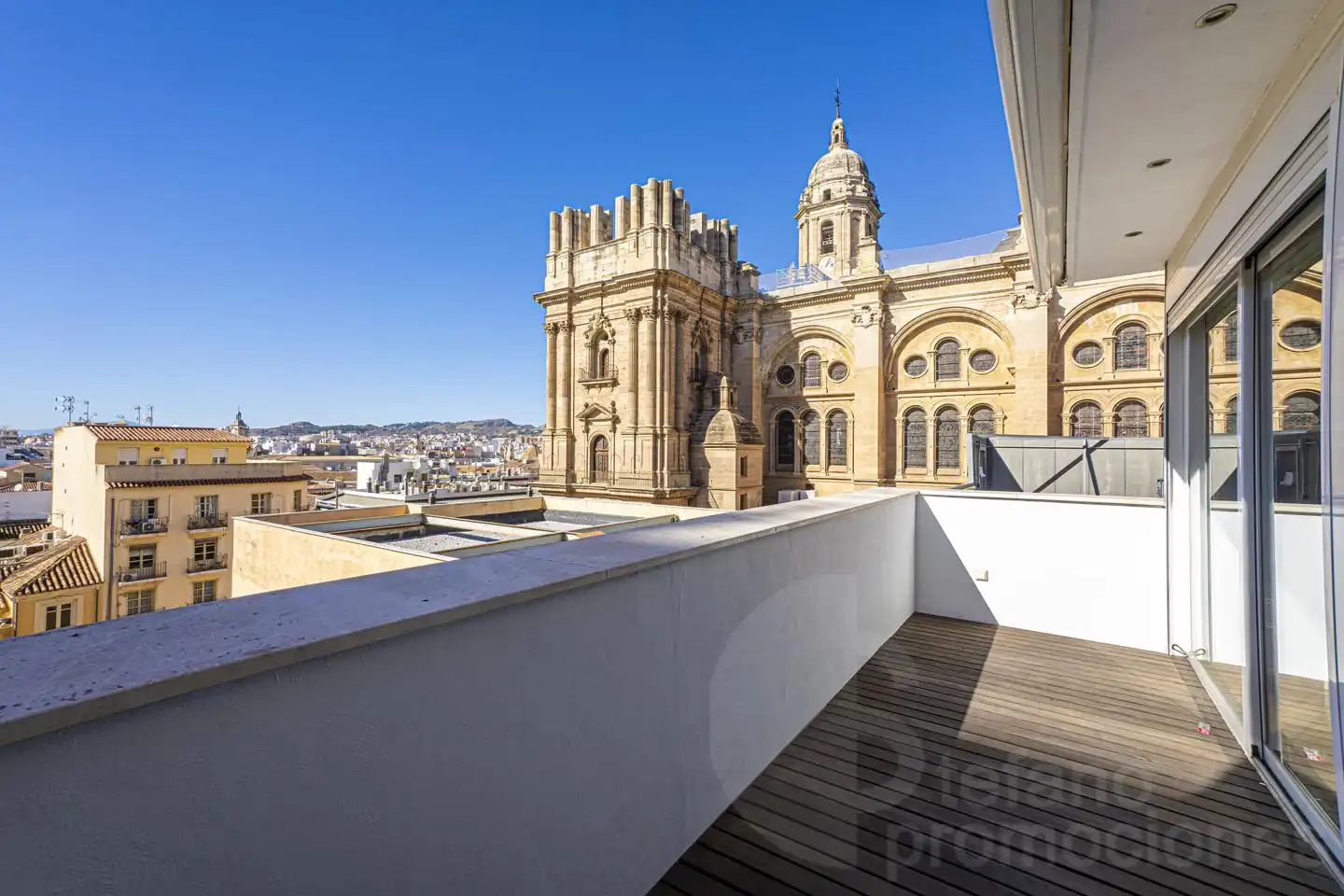 Terraza de Ático de alquiler en Málaga con Aire acondicionado, Calefacción y Parquet