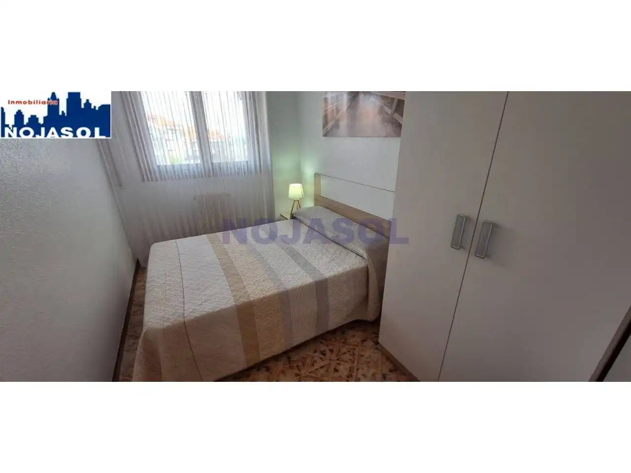 Schlafzimmer von Wohnung zur Miete in Noja mit Heizung, Terrasse und Möbliert