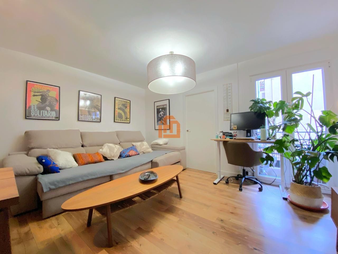 Sala de estar de Apartamento en venta en León Capital  con Calefacción, Parquet y Amueblado