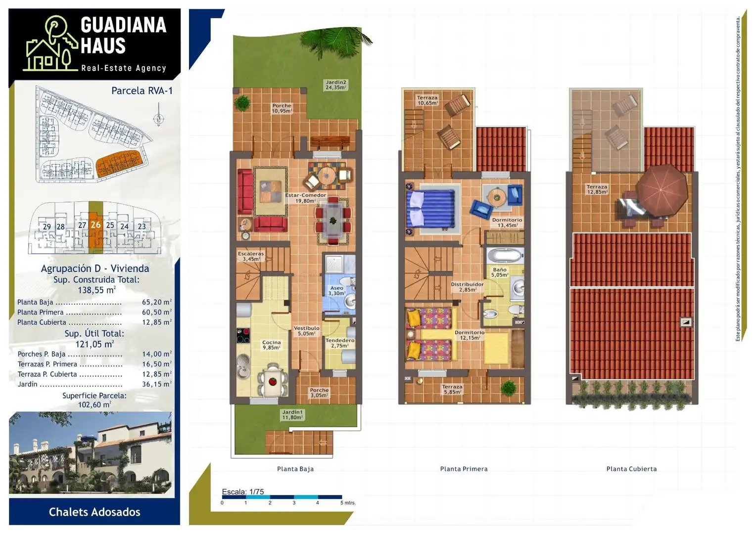 Casa adosada en venta en Calle JOSE DE ESPRONCEDA, Costa Esuri
