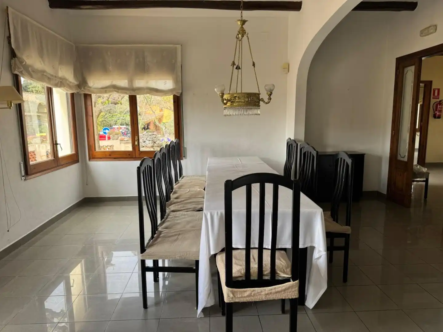 Dining room of Houses for sale in Campins  with Air Conditioner