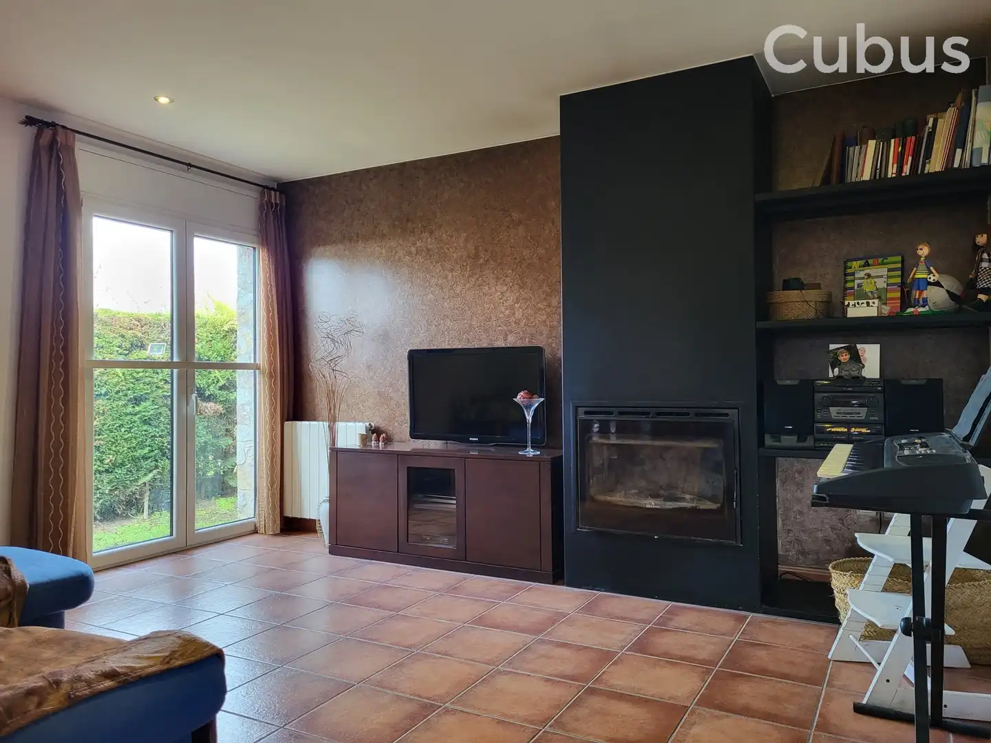 Living room of Houses for sale in Les Preses  with Heating, Terrace and Storage room