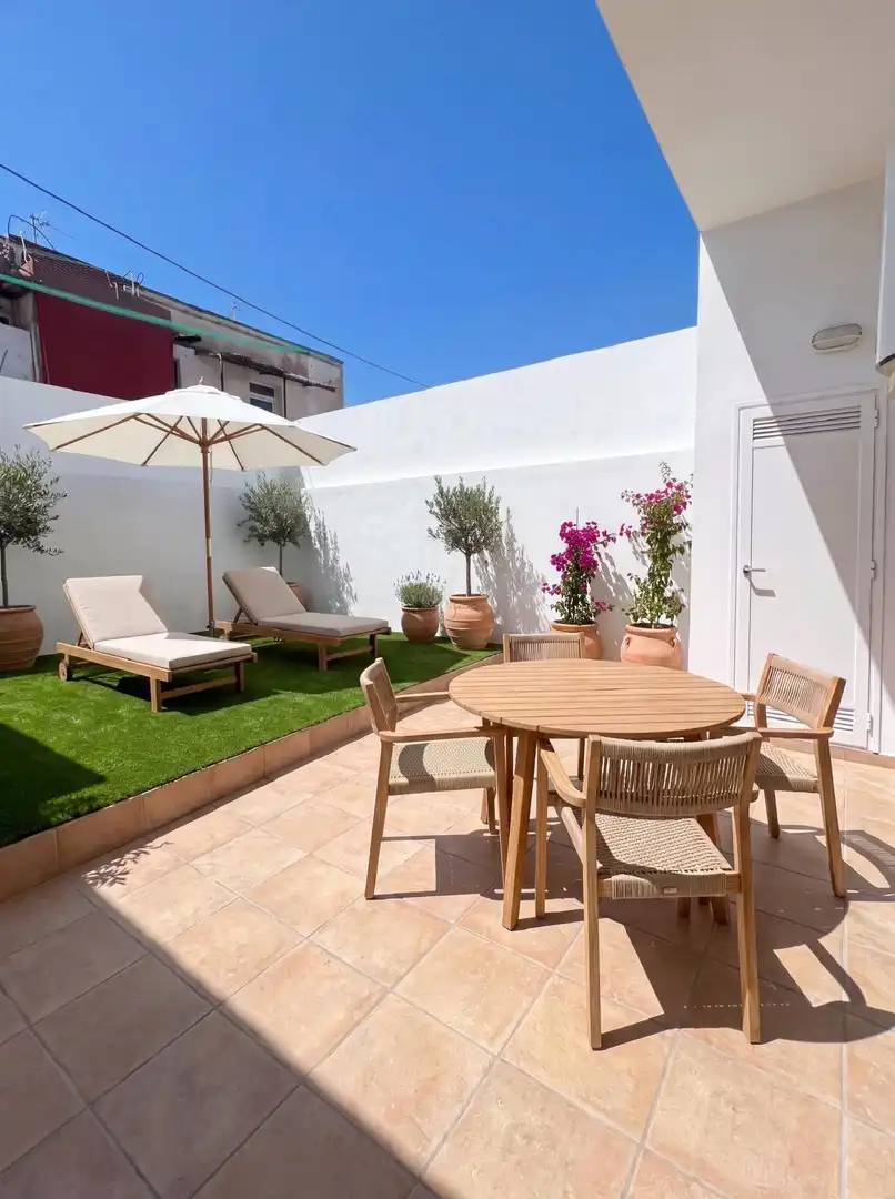 Terrasse von Erdgeschoss zum Verkauf in Palamós mit Abstellraum