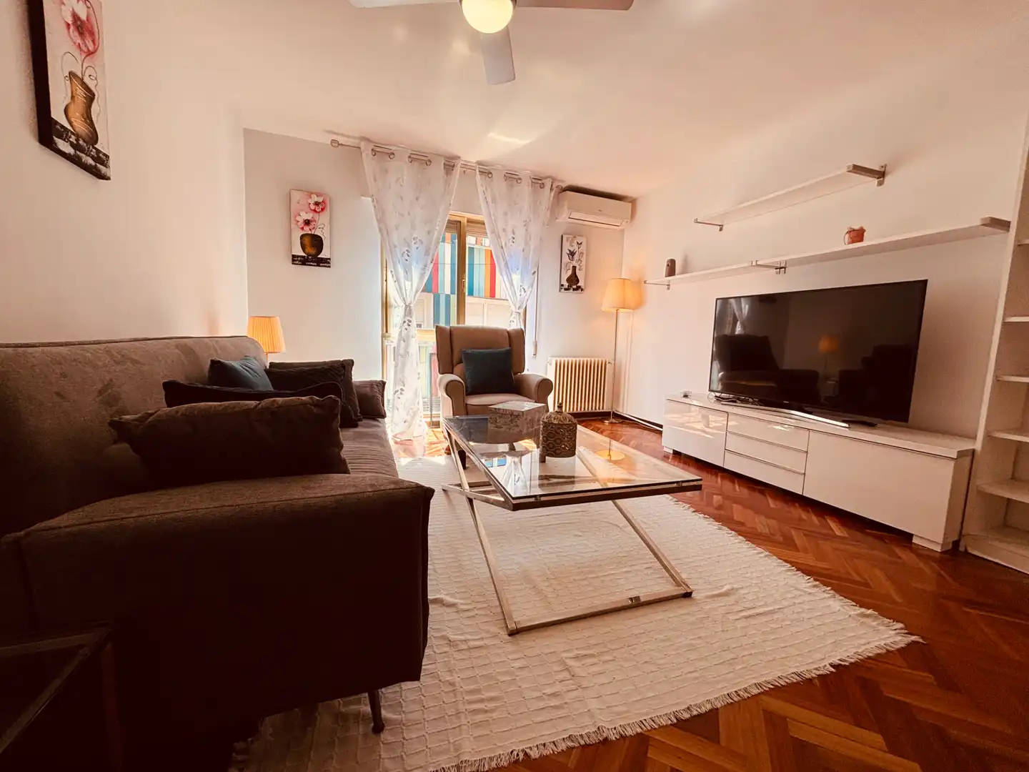 Sala d'estar de Pis en venda en Getafe amb Aire condicionat, Calefacció i Parquet
