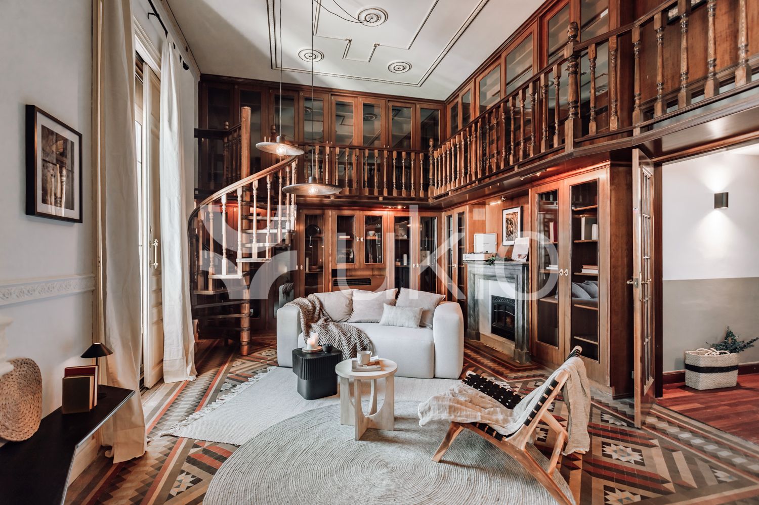 Living room of Apartments for rent in  Barcelona Capital  with Air Conditioner, Heating and Furnished