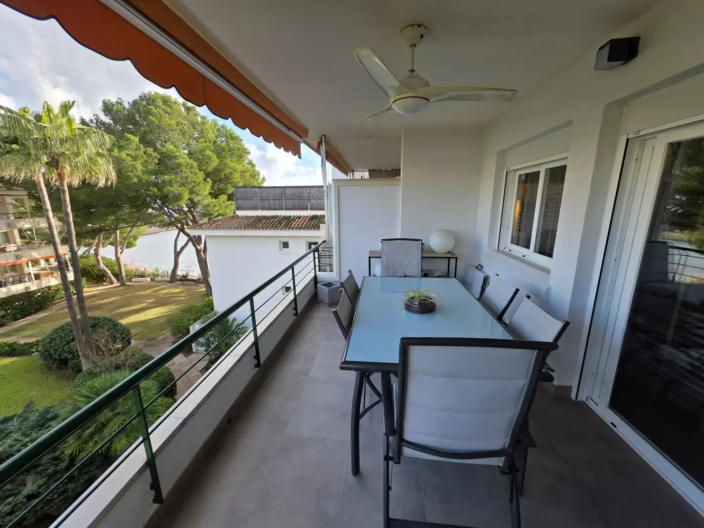 Terrace of Flat for rent in Calvià  with Air Conditioner, Heating and Terrace