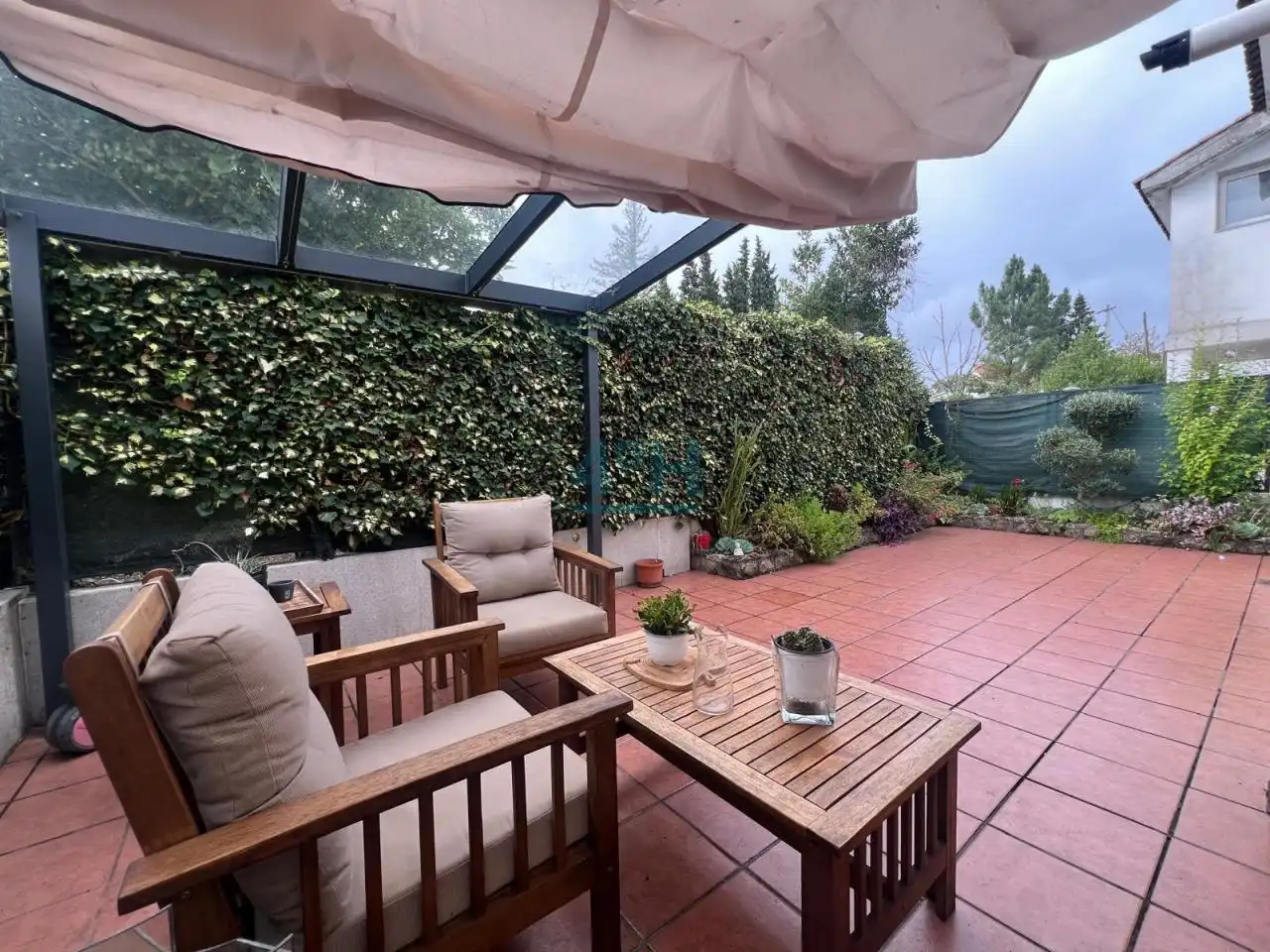 Terraza de Casa adosada en venta en Ourense Capital  con Calefacción, Jardín privado y Parquet