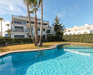 Swimming pool of Apartment to rent in Dénia  with Air Conditioner, Terrace and Furnished