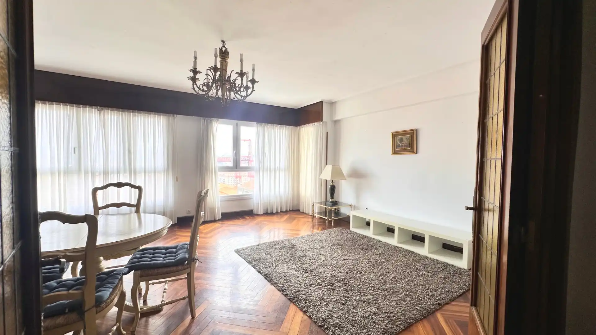 Wohnzimmer von Wohnung zum Verkauf in Portugalete mit Heizung, Terrasse und Möbliert
