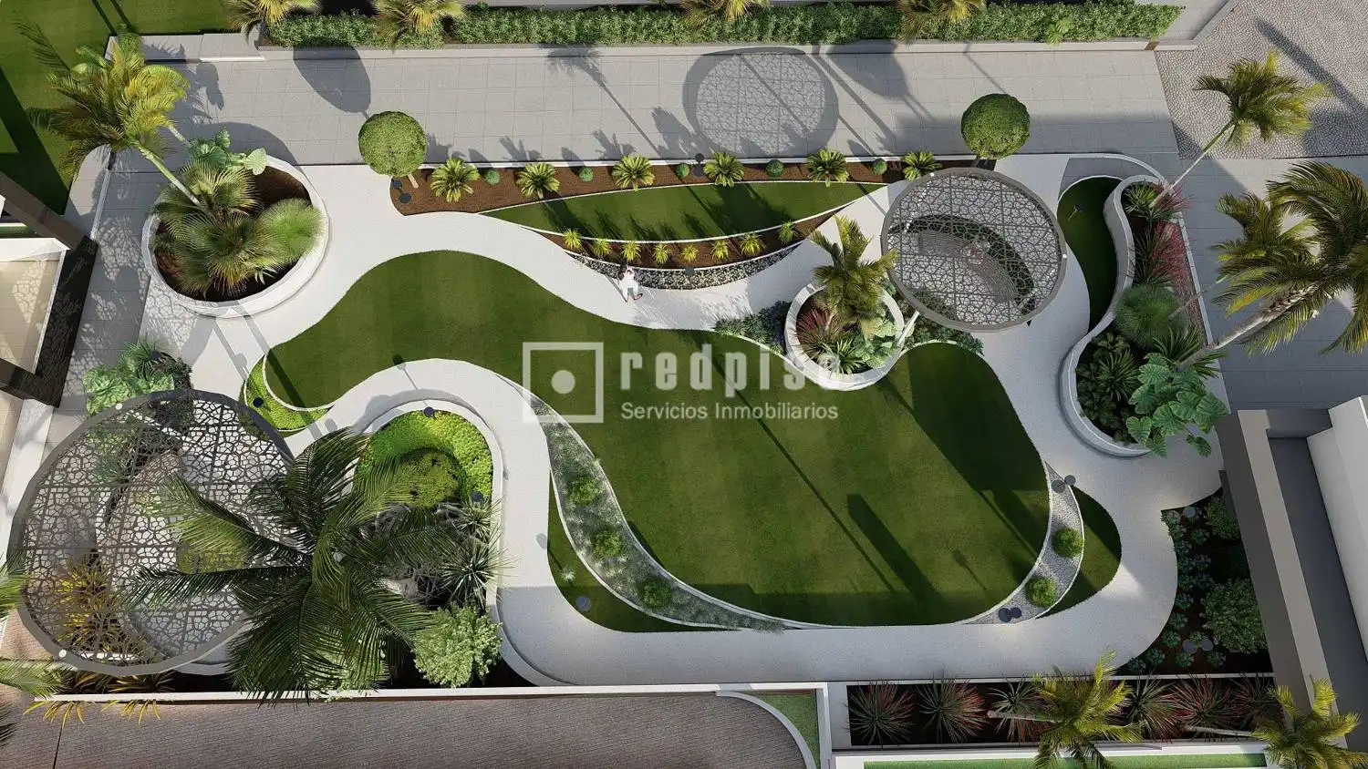 Garten von Wohnungen zum Verkauf in Rincón de la Victoria mit Privatgarten, Terrasse und Schwimmbad