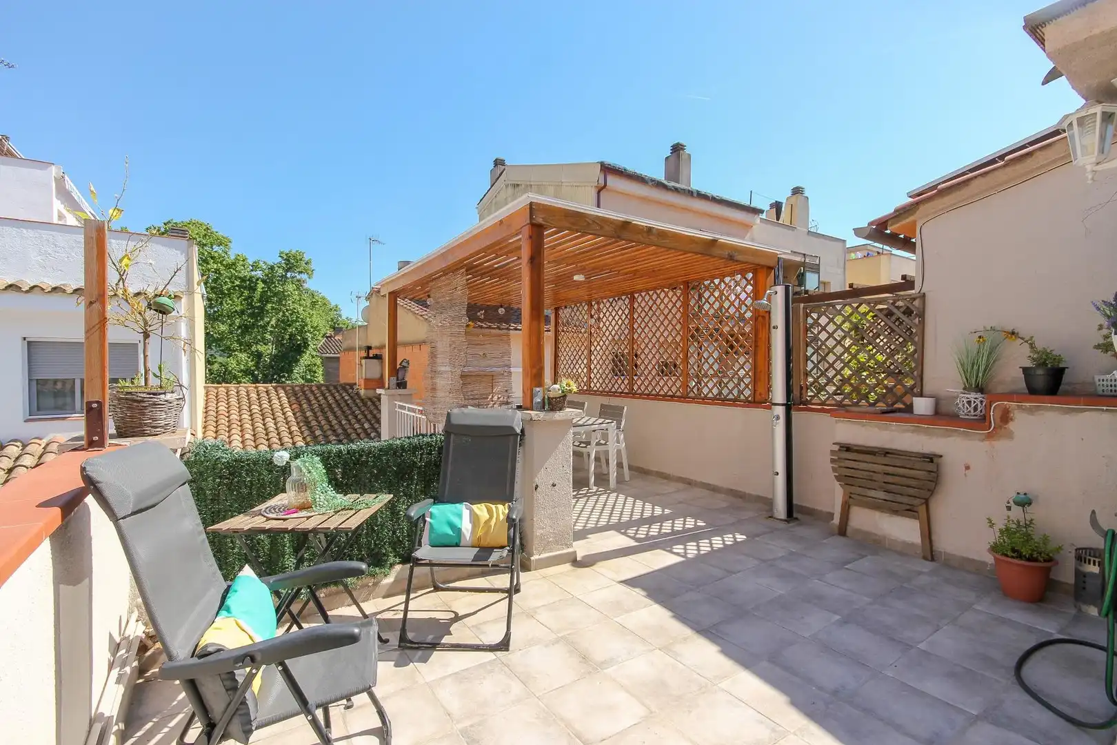Terraza de Ático en venta en Cerdanyola del Vallès con Aire acondicionado, Calefacción y Jardín privado