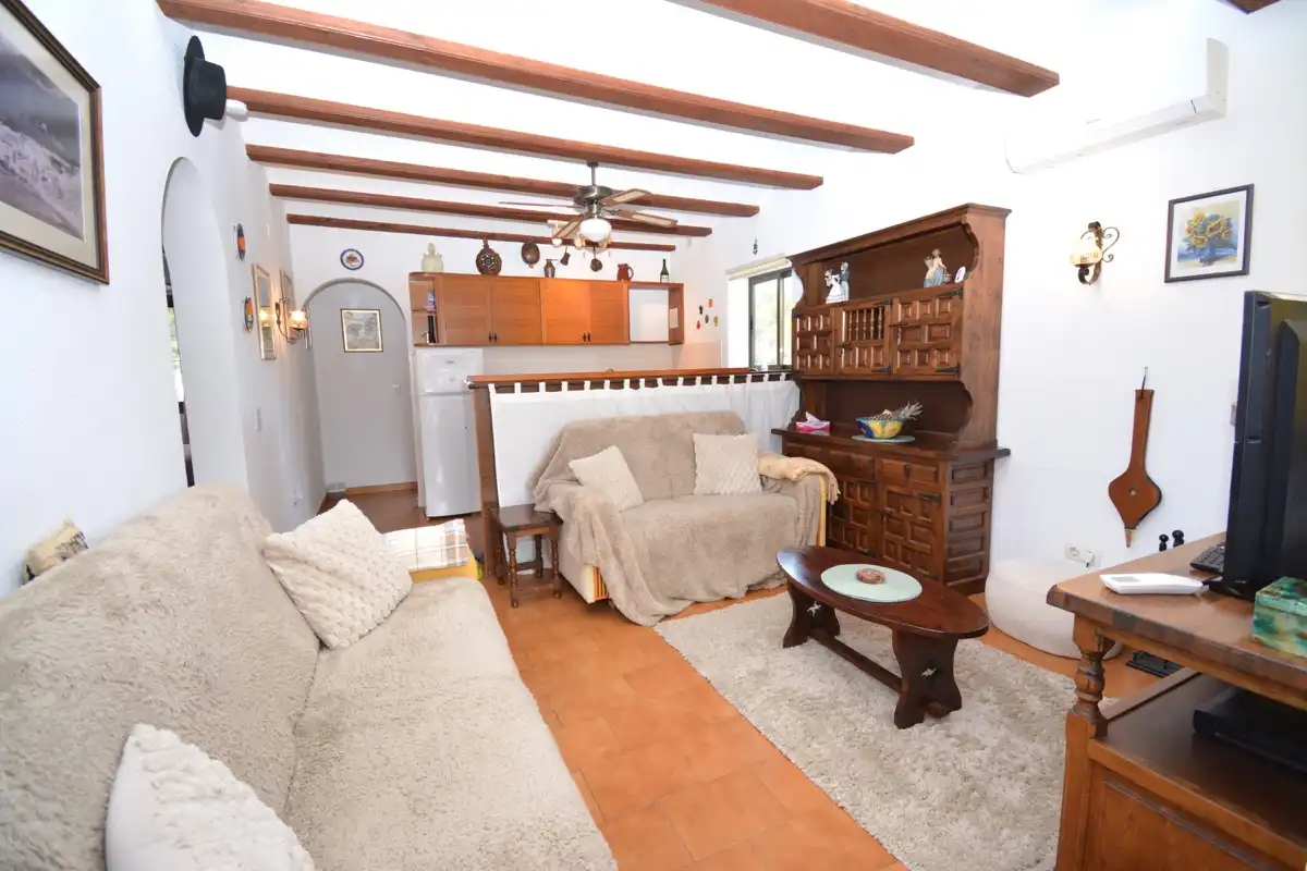 Living room of Detached homes for sale in Moraira  with Air Conditioner and Community pool