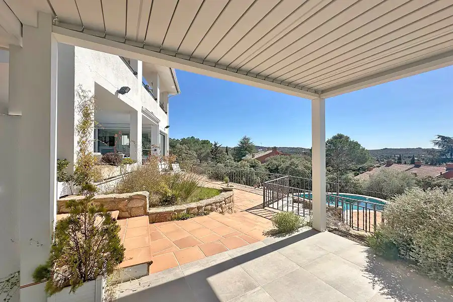 Terrace of Houses for sale in Hoyo de Manzanares  with Air Conditioner, Heating and Private garden
