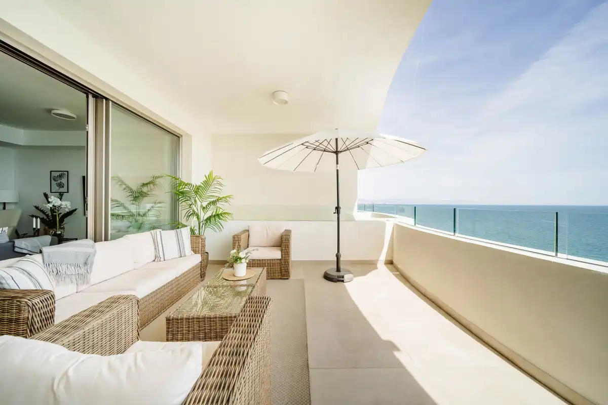 Terrace of Apartments for sale in Mijas  with Air Conditioner, Terrace and Furnished