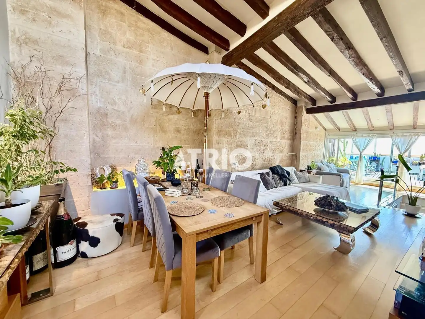 Jardí de Dúplex en venda en  Palma de Mallorca amb Aire condicionat i Terrassa