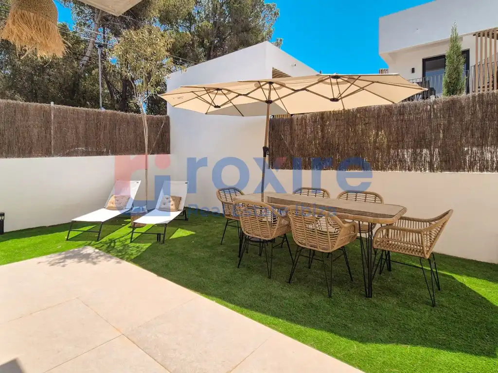 Terrassa de Planta baixa en venda en Sant Antoni de Portmany amb Jardí privat, Terrassa i Piscina