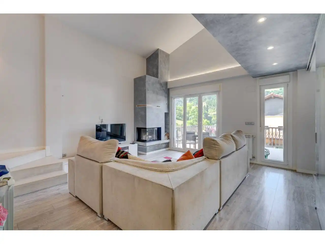 Living room of Detached homes for sale in Alegia  with Heating, Private garden and Terrace