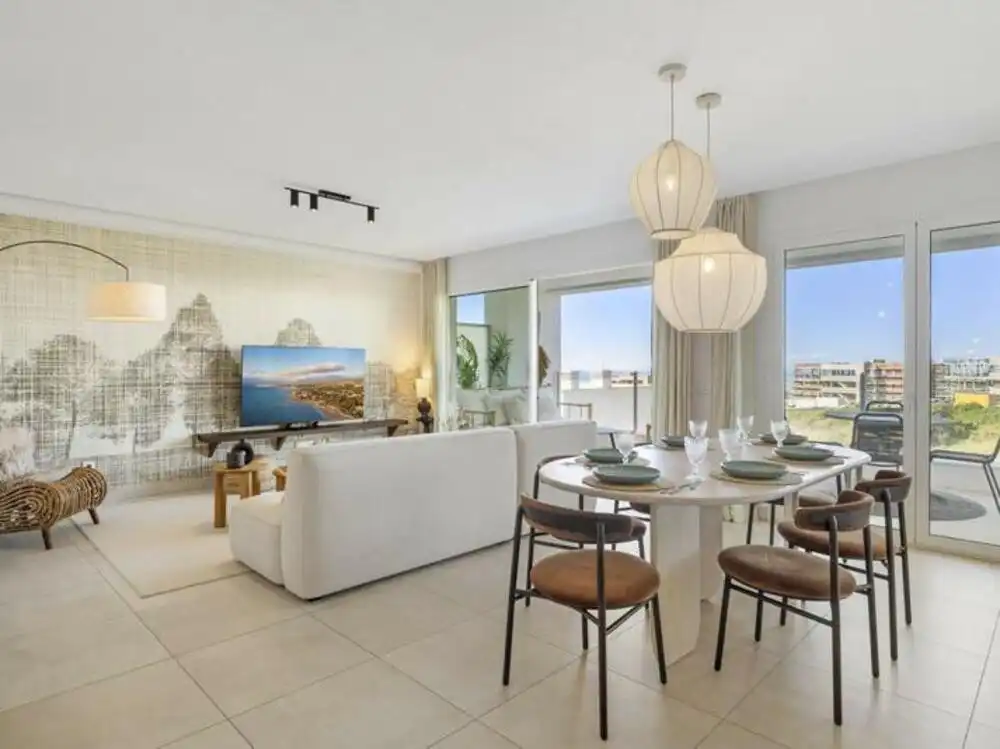 Living room of Duplex for rent in Marbella  with Air Conditioner, Terrace and Storage room