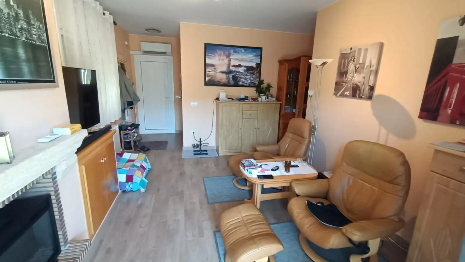 Sala d'estar de Casa o xalet en venda en Lloret de Mar amb Aire condicionat, Calefacció i Jardí privat