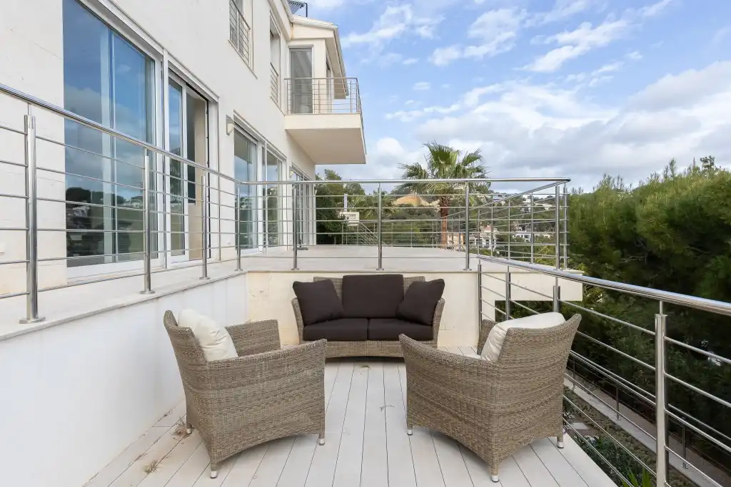 Terrassa de Casa o xalet en venda en Calvià amb Aire condicionat, Jardí privat i Terrassa