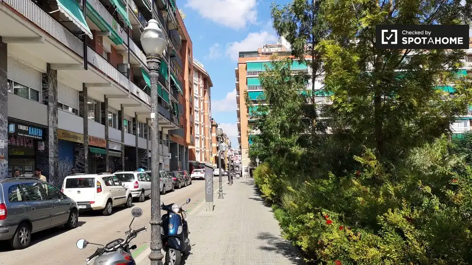 Vista exterior de Pis de lloguer en Barcelona amb Aire condicionat, Calefacció i Moblat