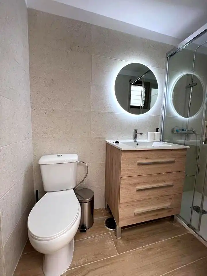 Badezimmer von Wohnung zur untervermieten in San Cristóbal de la Laguna mit Möbliert und Balkon