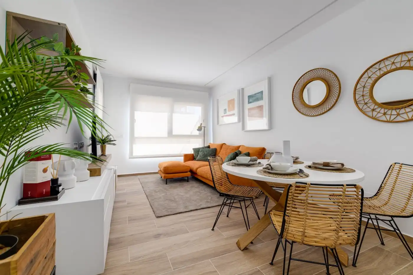 Sala d'estar de Apartament en venda en Villamartín amb Aire condicionat, Calefacció i Jardí privat