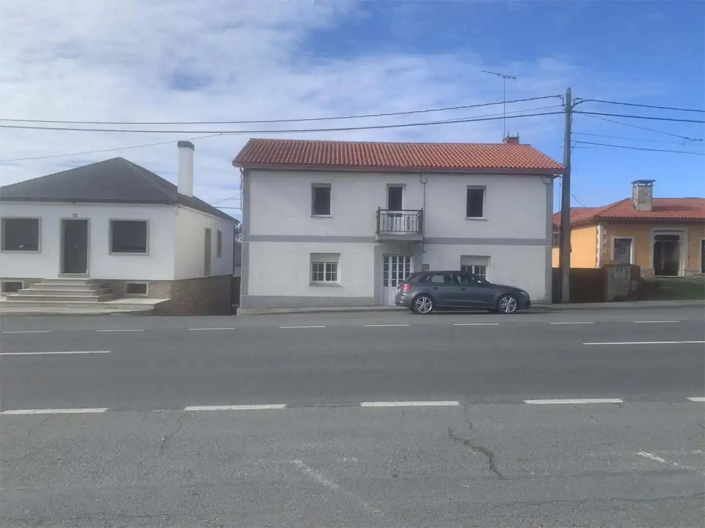Vista exterior de Piso en venta en Aranga con Jardín privado, Trastero y Amueblado
