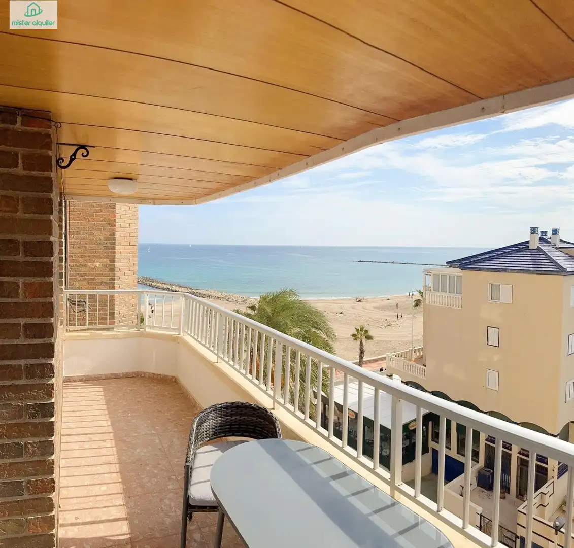 Terrace of Apartments for rent in El Campello  with Air Conditioner, Terrace and Furnished