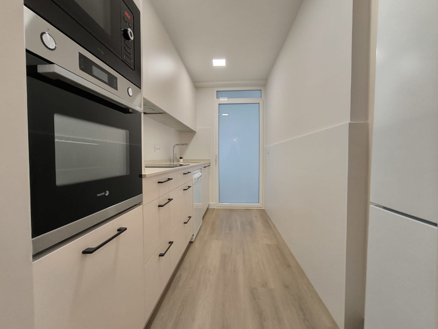 Kitchen of Flat to rent in A Coruña Capital   with Heating, Furnished and Balcony