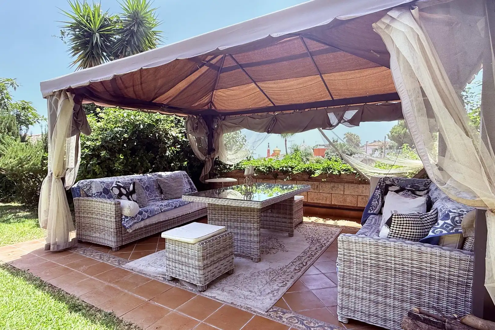 Terrassa de Casa o xalet en venda en Benalmádena amb Aire condicionat, Calefacció i Jardí privat